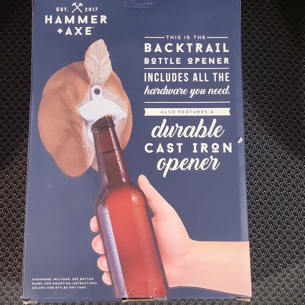 Backtrail Brown Bottle Opener Wall Mount